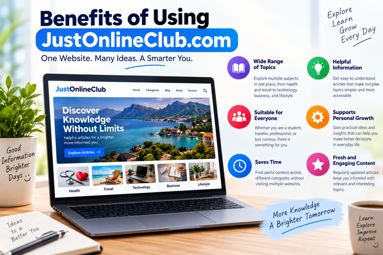Benefits of Using JustOnlineClub.com